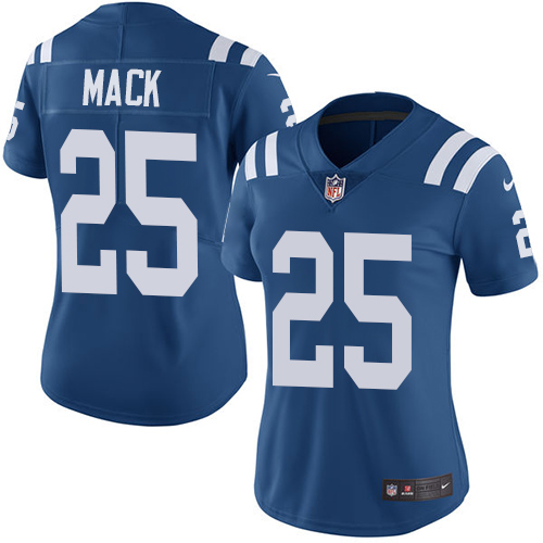 Indianapolis Colts #25 Limited Marlon Mack Royal Blue Nike NFL Home Women Vapor Untouchable jerseys->youth nfl jersey->Youth Jersey